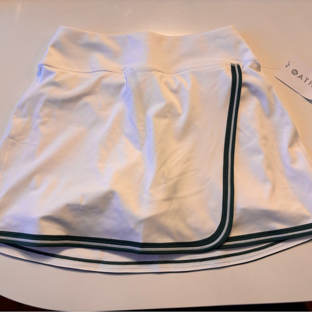 Athleta White Crosscourt Skirt